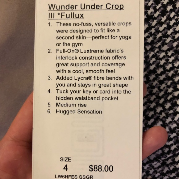 lululemon wunder under leggings - Picture 3 of 3